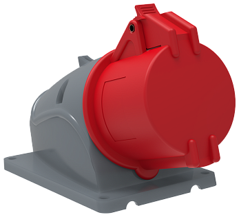 Розетка стационарная MAGNUM IEK ССИ-124 32А-6ч/380-415В 3Р+РЕ IP44 в Чите