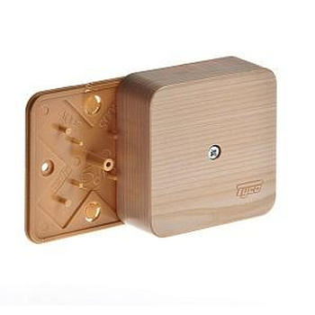 Коробка распределительная для кабель-канала 80х80х25мм сосна в Чите