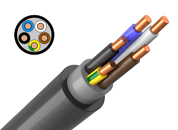 Кабель ППГнг(А)-HF 5х2,5 ГОСТ в Чите
