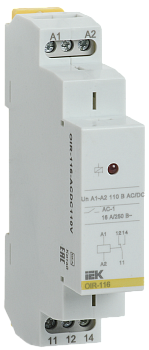 Реле промежуточное OIR 1 контакт 16А 110В AC/DC IEK в Чите