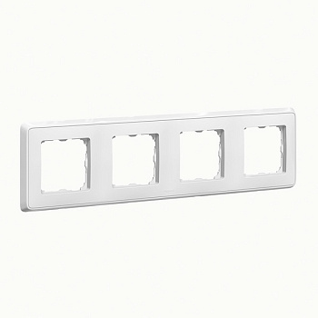 Рамка четырехместная CARIVA Legrand белая в Чите