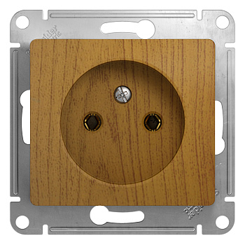 Розетка одинарная Glossa SE дуб в Чите
