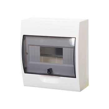 Щит распределительный навесной пластиковый с прозрачной дверью City9 8 мод. 200х184х94 IP40 SE в Чите