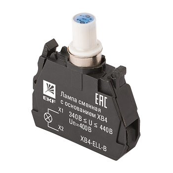Лампа сменная c основанием XB4 синяя 400В EKF PROxima в Чите