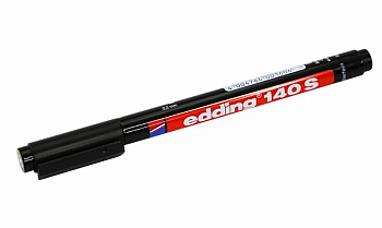 Маркер перманентный Edding-140 S 0.3мм (для пленок и ПВХ) чёрный в Чите