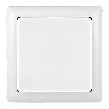 Выключатель одноклавишный ХИТ SE накладной белый в Чите