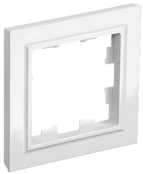 Рамка одинарная BRITE IEK белая в Чите