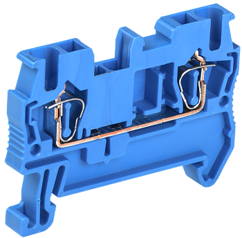 Клемма пружинная КПИ 2в-2,5 31А синий IEK в Чите