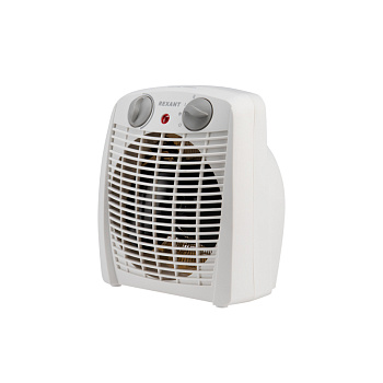 Тепловентилятор электрический настольный 2кВт со спиральным нагревательным элементом, белый REXANT в Чите