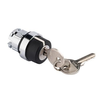 Исполнительный механизм переключателя ХB4 на 3 положения с замком, возвратный без фиксации, EKF PROxima в Чите