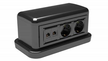 Напольная башенка BUS, 12 модулей, черная DKC в Чите