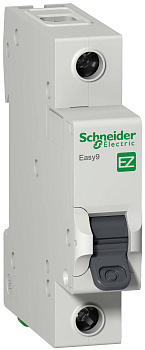 Автоматический выключатель Easy9 1P 16A 4,5кА характеристика C Schneider Electric в Чите