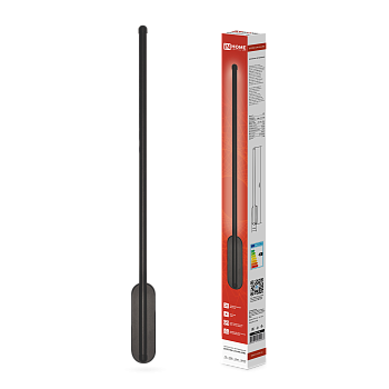 Светильник светодиодный ESTETIKA LUV-60A-40BL 10Вт 230В 4000K 700Лм 600х50x25 черный IN HOME в Чите