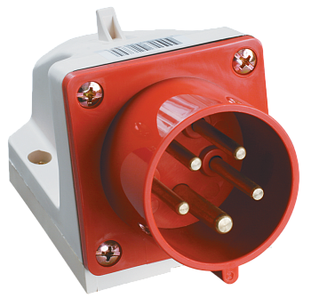 Вилка 525 стационарная 3Р+РЕ+N 32А 380В IP44 IEK в Чите