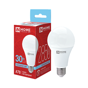Лампа светодиодная LED-A70-VC 30Вт 230В Е27 6500К 2850Лм IN HOME в Чите