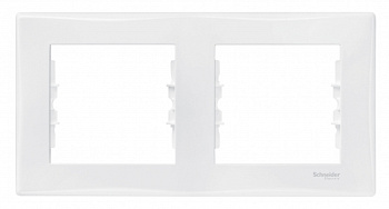Рамка двойная SEDNA Schneider Electric белая в Чите