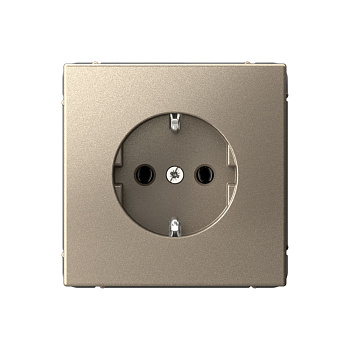 ARTGALLERY РОЗЕТКА с заземлением, 16А, механизм, ШАМПАНЬ в Чите