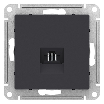 Розетка компьютерная AtlasDesign SE карбон в Чите