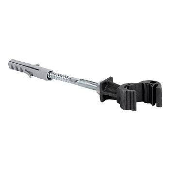 Держатель фасадный пластиковый с дюбелем L=100мм EKF PROxima в Чите