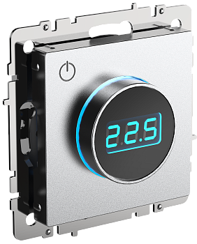 Термостат электронный с индикацией BRITE алюминий IEK в Чите