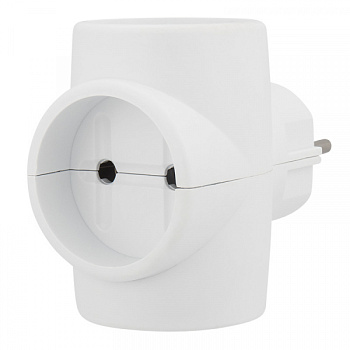 Тройник электрический без заземления 220 В 6-10 A REXANT в Чите