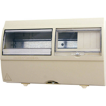 Корпус КШН 6Р-21/У  (6 модулей+трехфазный счетчик) 300х198х96 IP54 в Чите