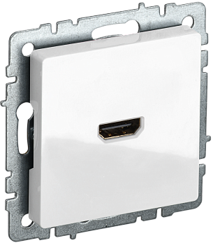 Розетка HDMI BRITE IEK белая в Чите