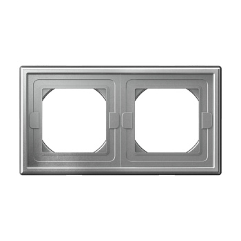 ARTGALLERY 2-постовая РАМКА IP44,  АЛЮМИНИЙ в Чите