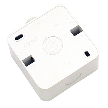 Коробка накладная МИМОЗА MAKEL белая в Чите