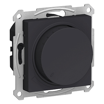 Диммер поворотно-нажимной 630Вт AtlasDesign Schneider Electric карбон в Чите