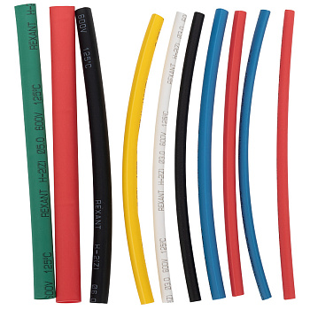 Термоусаживаемые трубки AUTO 2:1 (10шт.) REXANT в Чите