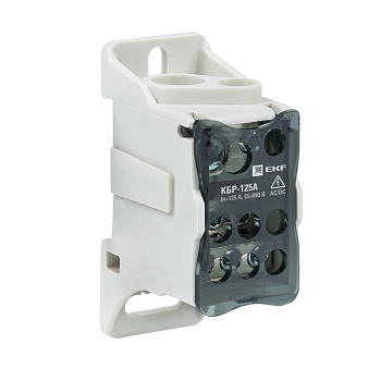 Блок распределительный КБР на DIN-рейку и монтажную панель 125A EKF PROxima в Чите