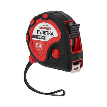 Рулетка измерительная «Профи» REXANT прорезиненный корпус 5мх19мм в Чите
