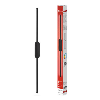 Светильник светодиодный ESTETIKA LUV-80C-40BL 15Вт 230В 4000K 1050Лм 800х50x25 черный IN HOME в Чите