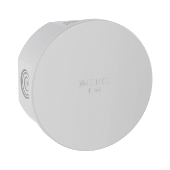 Коробка ответвительная с 4 кабельными вводами д.20мм, IP44, д.80х40мм DKC в Чите