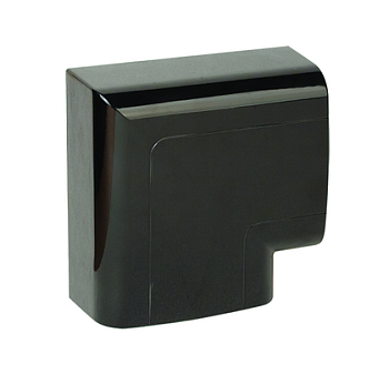 Угол плоский 110х50 мм, черный DKC в Чите