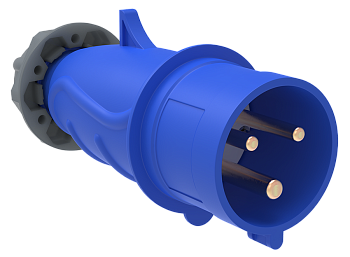 Вилка переносная MAGNUM IEK ССИ-013 16А-6ч/200-250В 2Р+РЕ IP44 в Чите