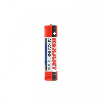 Алкалиновая батарейка AAA/LR03 1,5 V 2 шт. блистер REXANT в Чите