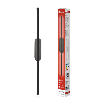 Светильник светодиодный ESTETIKA LUV-60C-40BL 10Вт 230В 4000K 700Лм 600х50x25 черный IN HOME в Чите