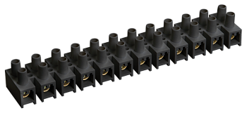 Зажим винтовой IEK ЗВИ-20 н/г 4-10мм2 12пар черные в Чите