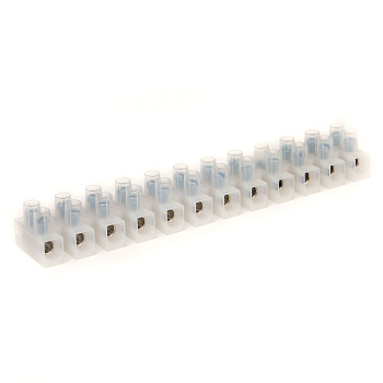 Клеммник Полиамид 6.6,12р,110°С,450V, 24A, 2,5мм.кв. ДКС в Чите