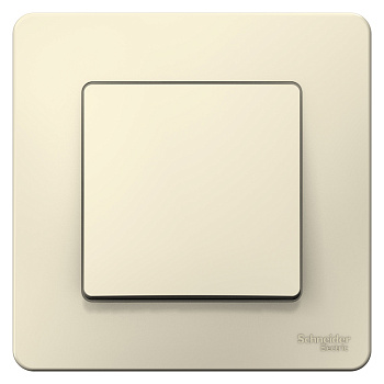 Переключатель одноклавишный BLANCA SE молочный в Чите