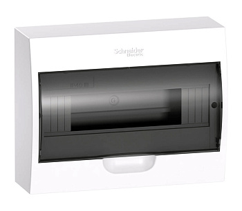 Щит распределительный навесной пластиковый с прозрачной дверью City9 12 мод. 200х256х94 IP40 SE в Чите