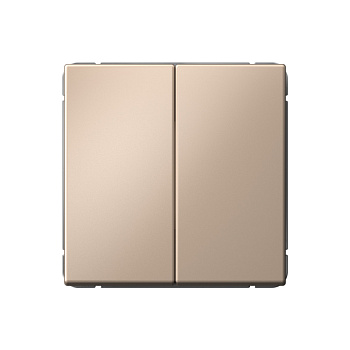 ARTGALLERY 2-клавишный ВЫКЛЮЧАТЕЛЬ КНОПОЧНЫЙ, сх.2, 10А, механизм, ПЕСОЧНЫЙ в Чите