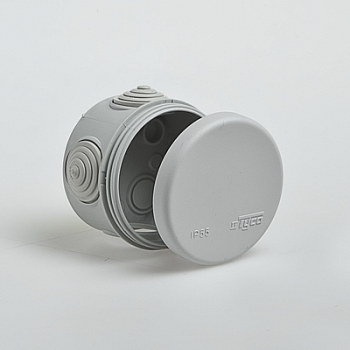 Коробка распределительная для открытой установки d=80 мм h=50 мм в Чите