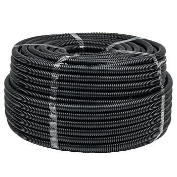 Труба гофрированная FRHF с зондом d20мм черная Plast EKF PROxima в Чите