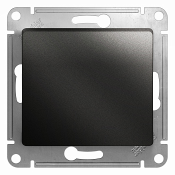 Выключатель одноклавишный Glossa SE антрацит в Чите