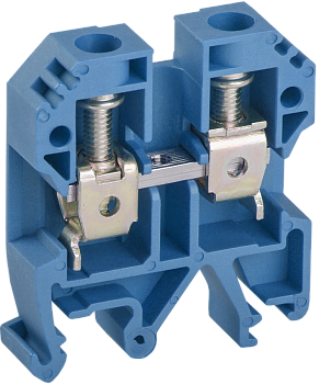 Клемма винтовая КВИ-6мм2 синяя IEK в Чите