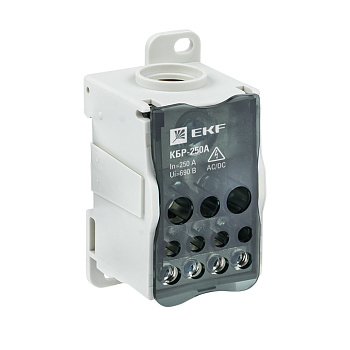 Блок распределительный КБР на DIN-рейку и монтажную панель 250A EKF PROxima в Чите