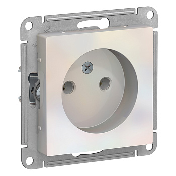 Розетка одинарная AtlasDesign SE жемчуг в Чите